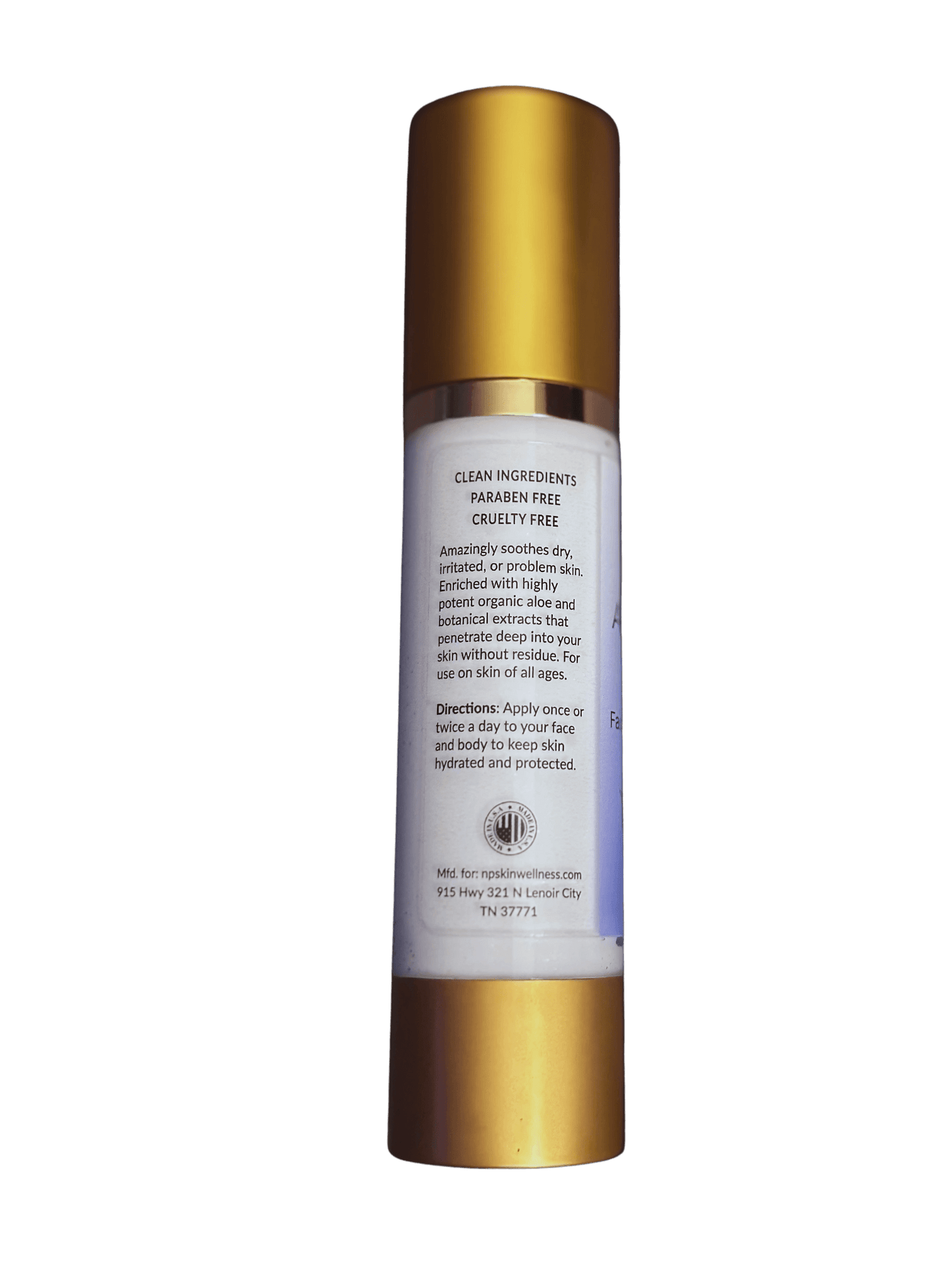 NP Amazing Aloe Cream 1.7 oz Travel Size